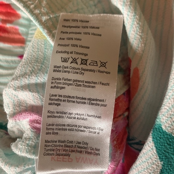 Joules Mae floral print pull Mae shorts Size 10 - Picture 11 of 13